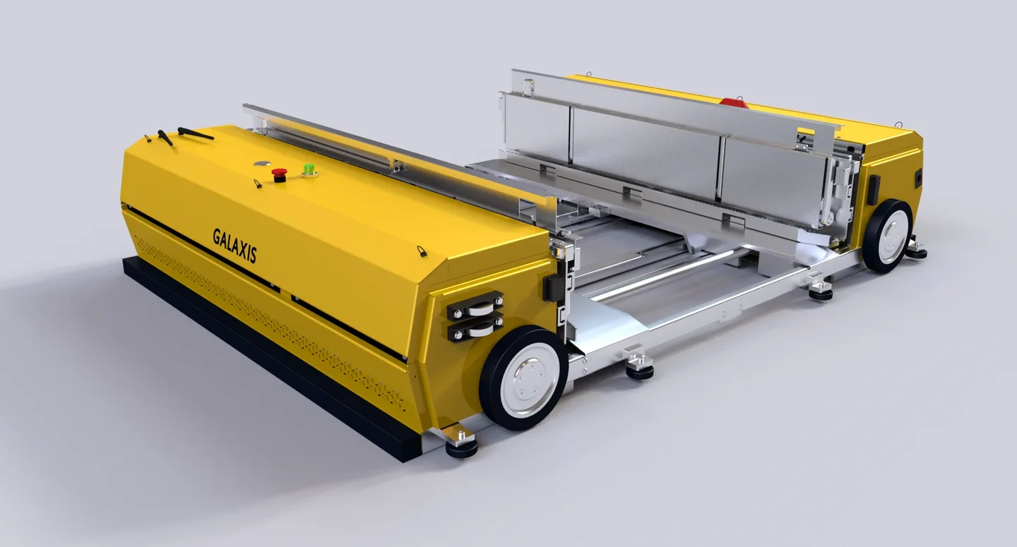Shuttle Galaxis LASER para manejo automatizado de contenedores
